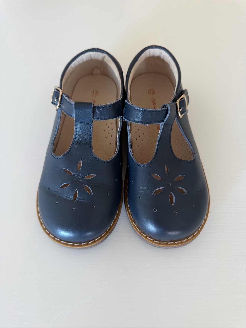 Shrimp & Grits Kids Navy T-Strap Shoes – Toddler Size 12 EUC